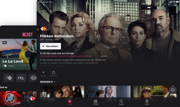 NLZIET - TV kijken via één platform, altijd en overal