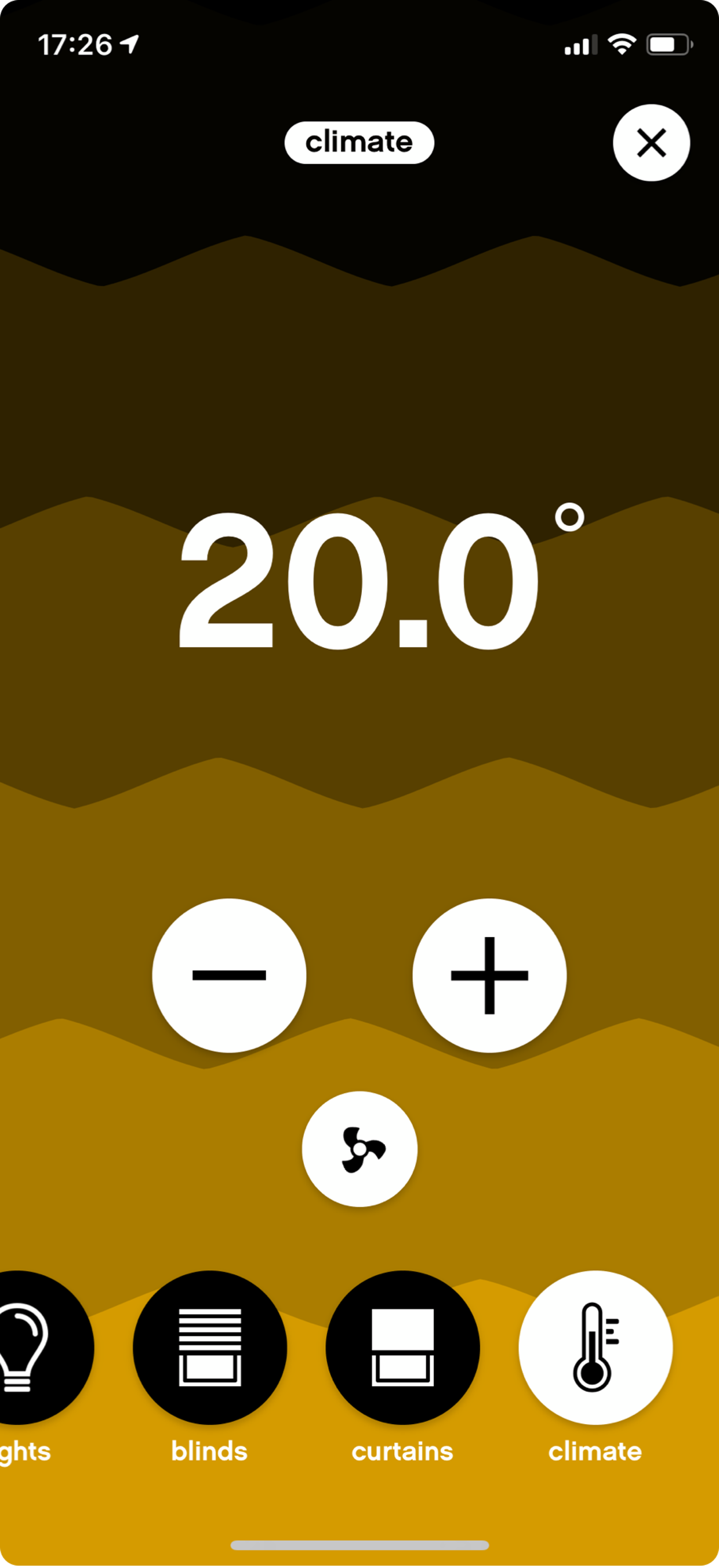 Playful yet functional room controls Playful yet functional room controls