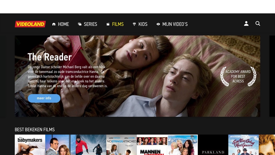 Videoland voor AppleTV Videoland voor AppleTV