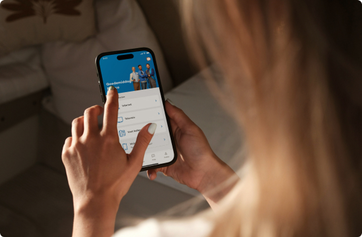 App in actie App in actie